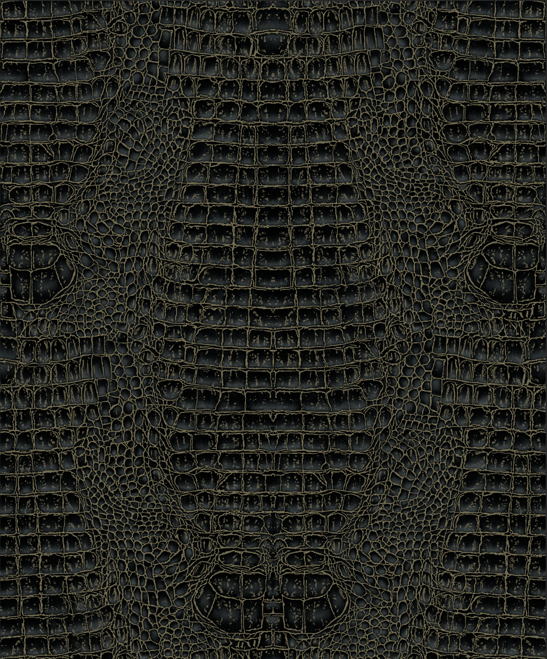 Exotic Crocodile Skin Textured Wallpaper