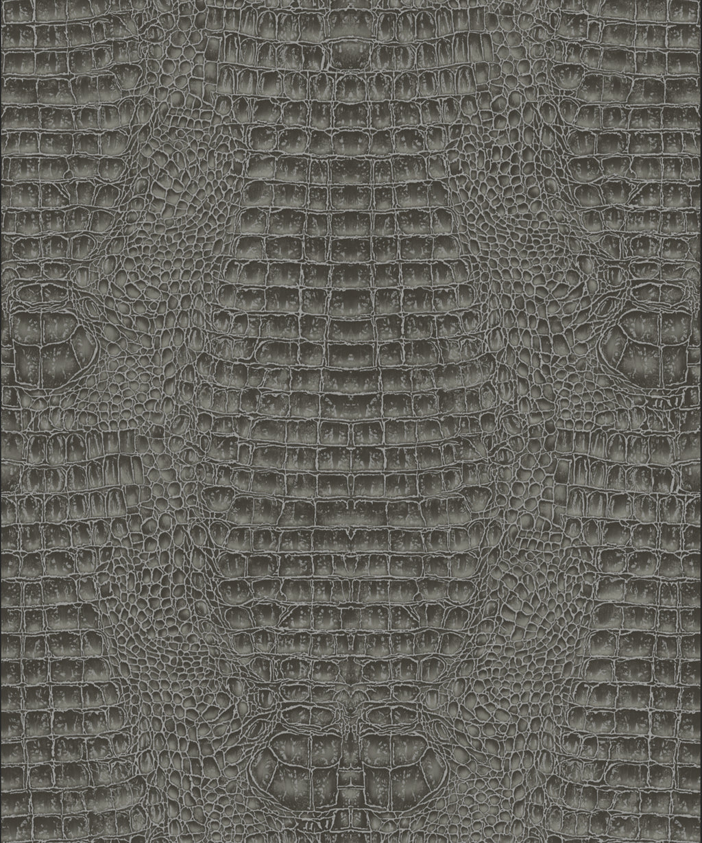 Exotic Crocodile Skin Textured Wallpaper