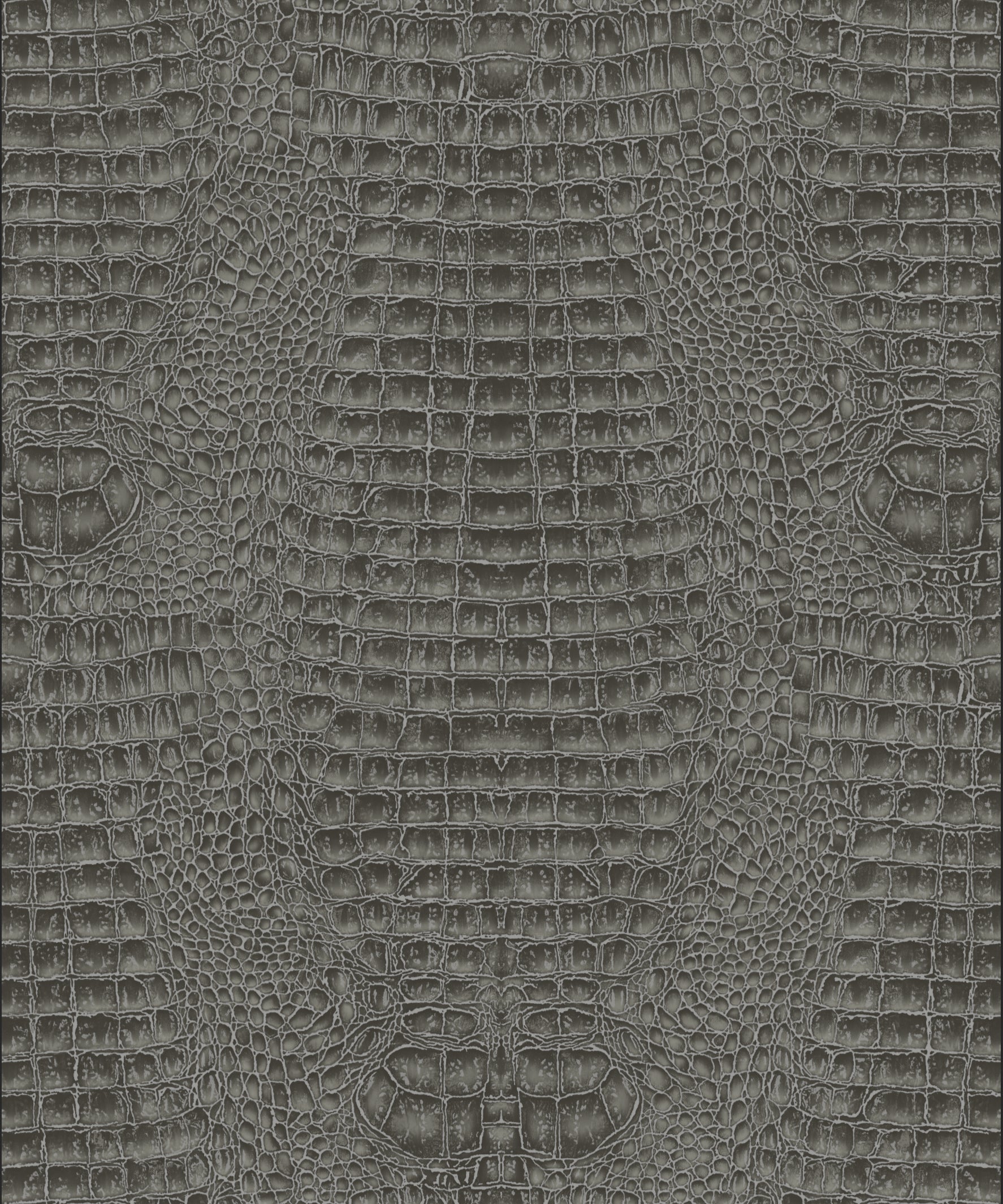 Exotic Crocodile Skin Textured Wallpaper