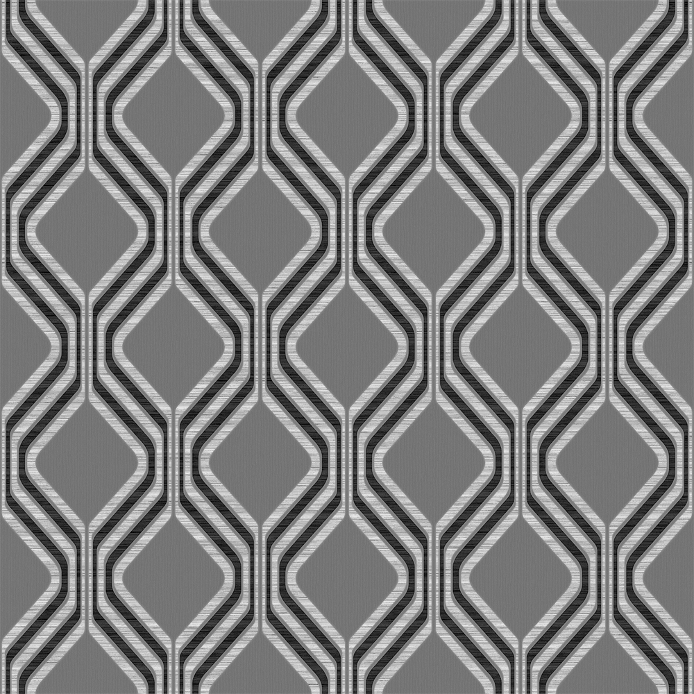 Geometrical Round Edge Rhombus Pattern