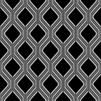 Geometrical Round Edge Rhombus Pattern