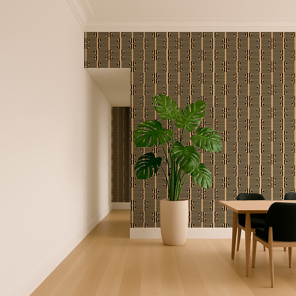 Geometric Labyrinth Pattern