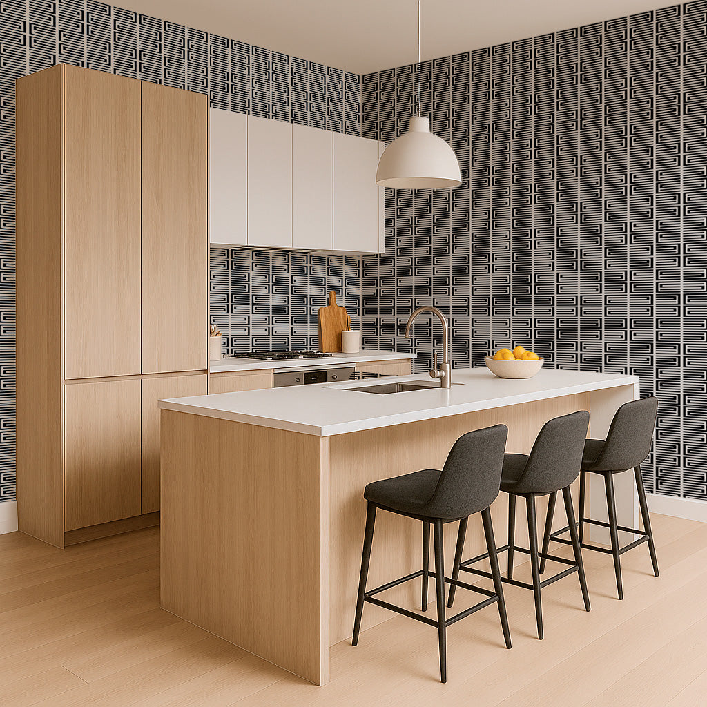 Geometric Labyrinth Pattern