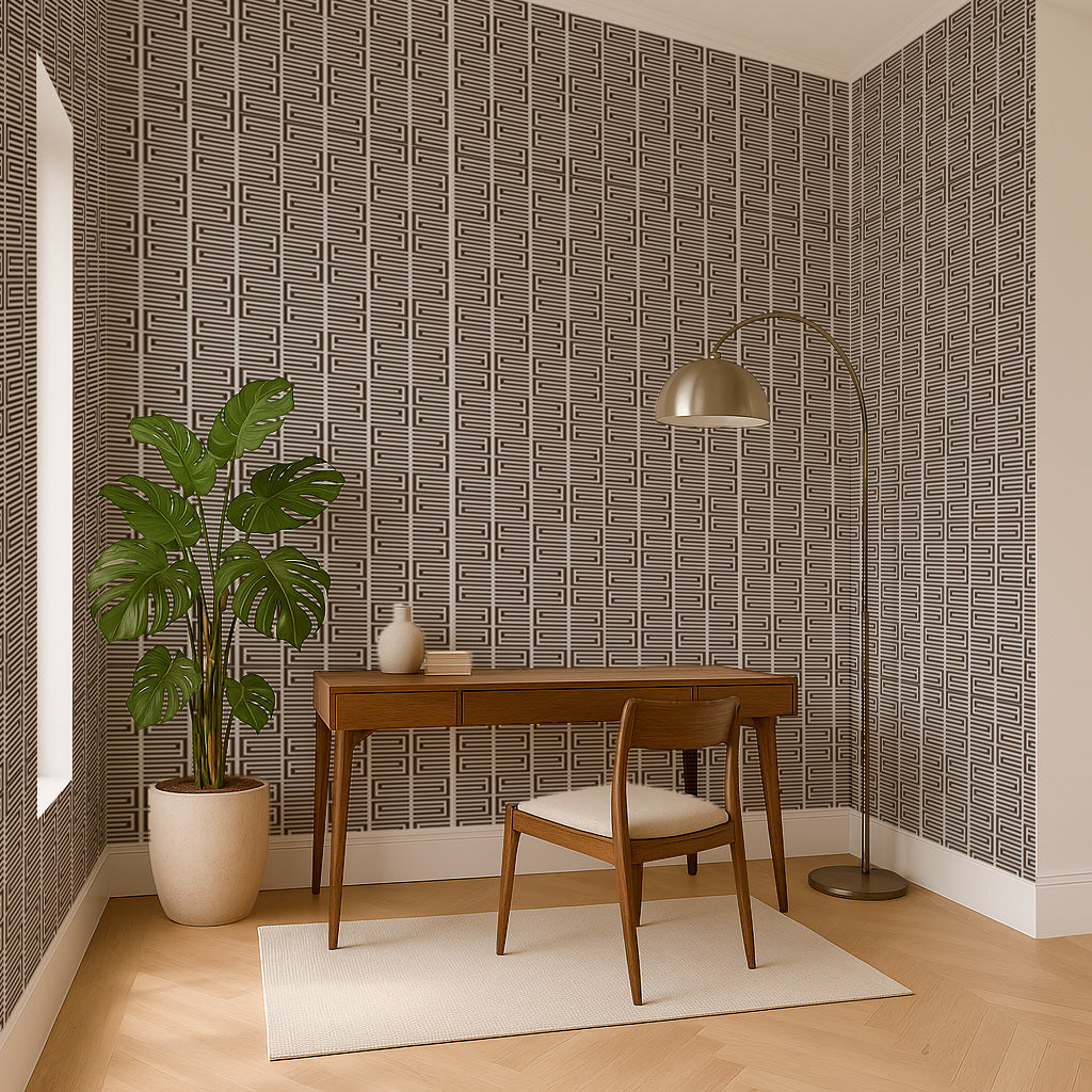 Geometric Labyrinth Pattern