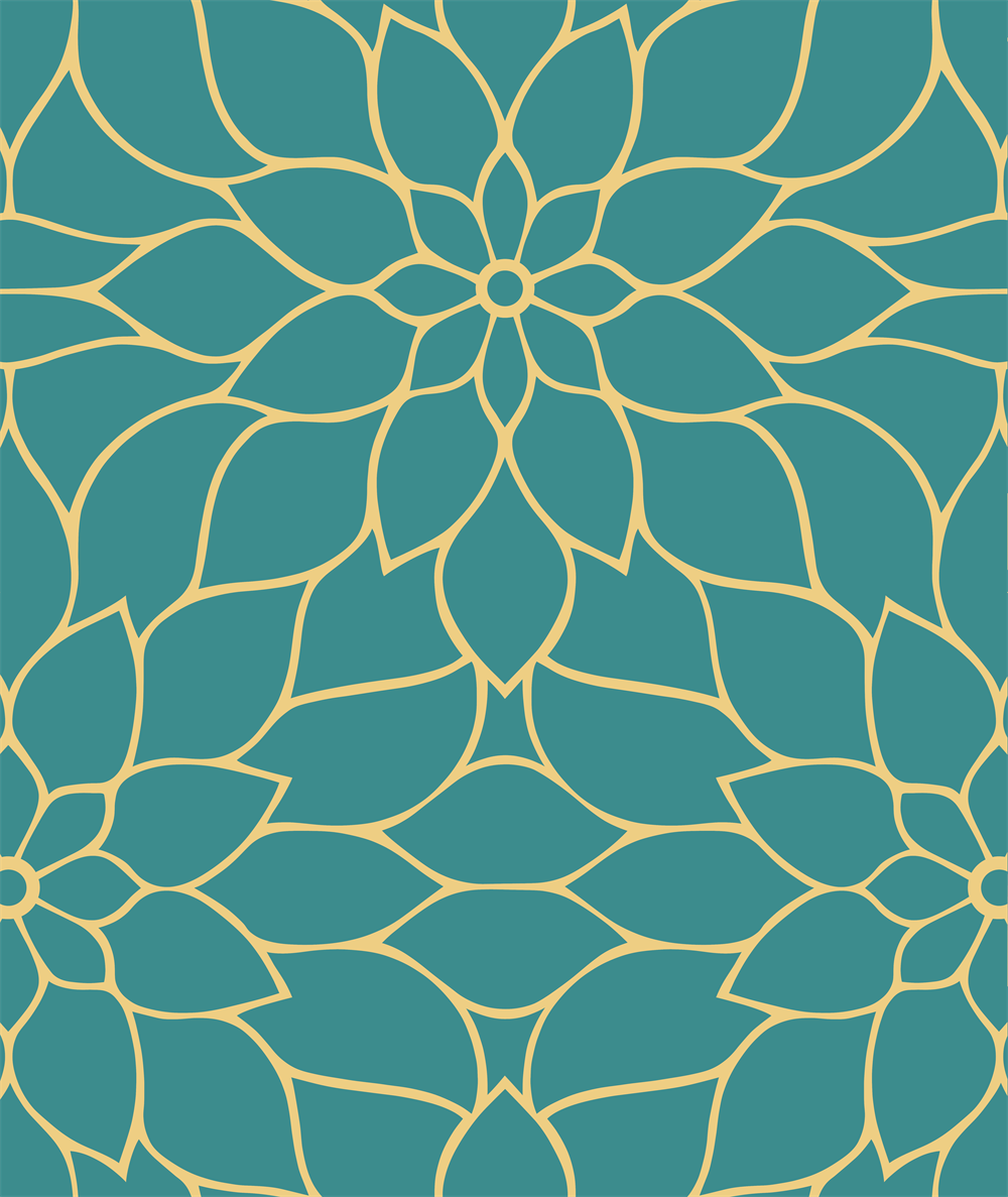 Geometric Floral Pattern