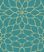 Geometric Floral Pattern