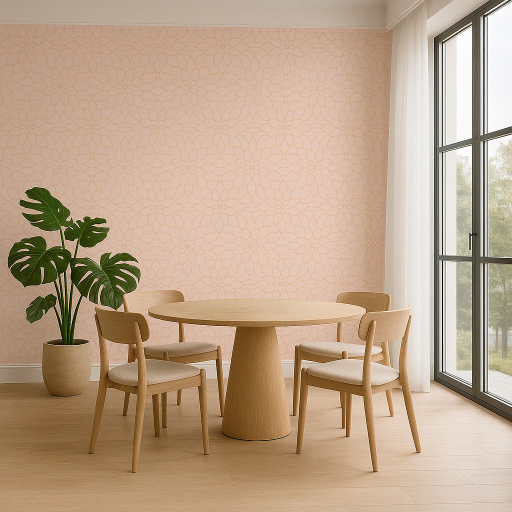 Geometric Floral Pattern