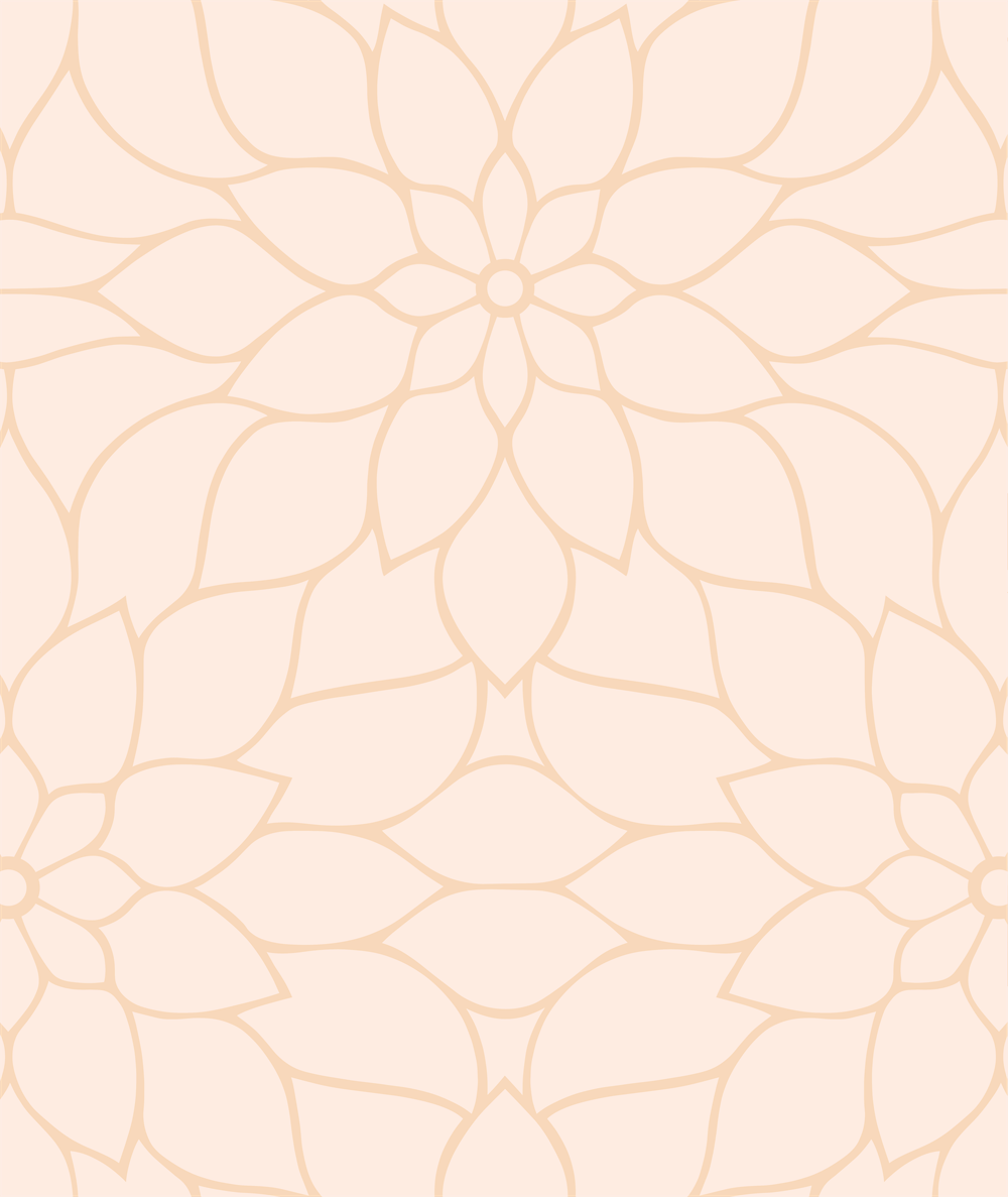 Geometric Floral Pattern