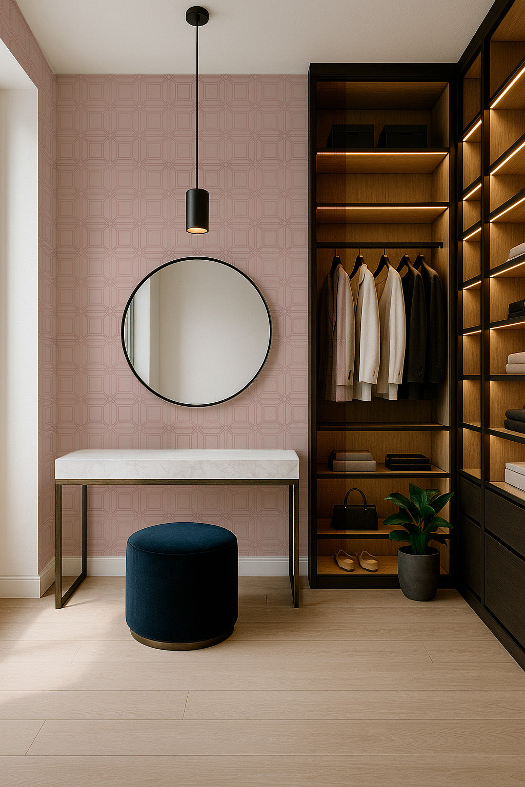 Geometric Square Interlock