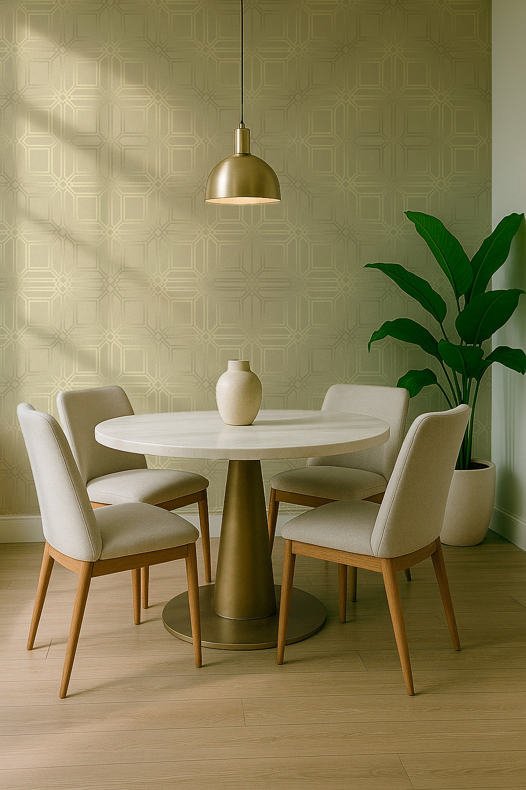 Geometric Square Interlock