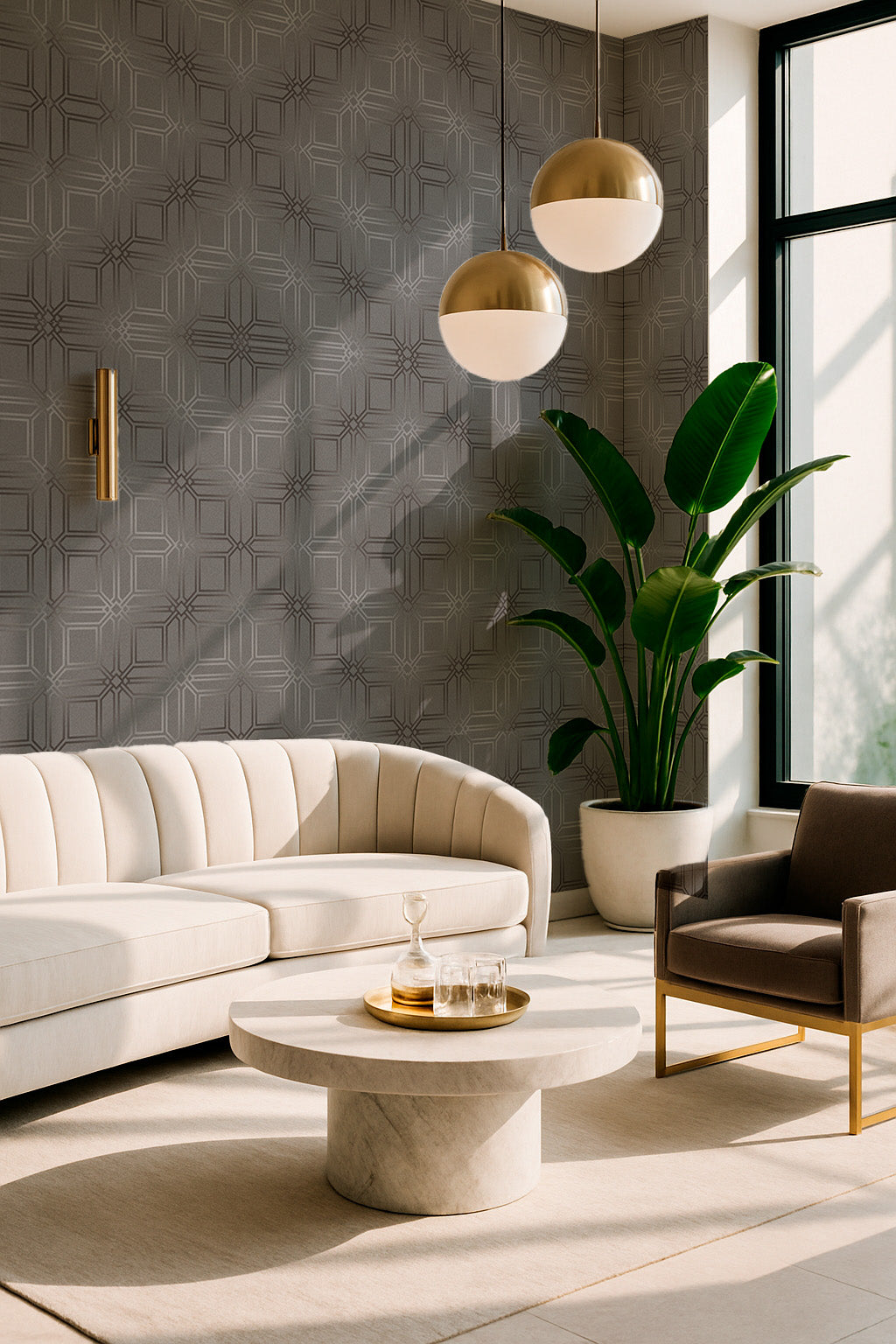 Geometric Square Interlock