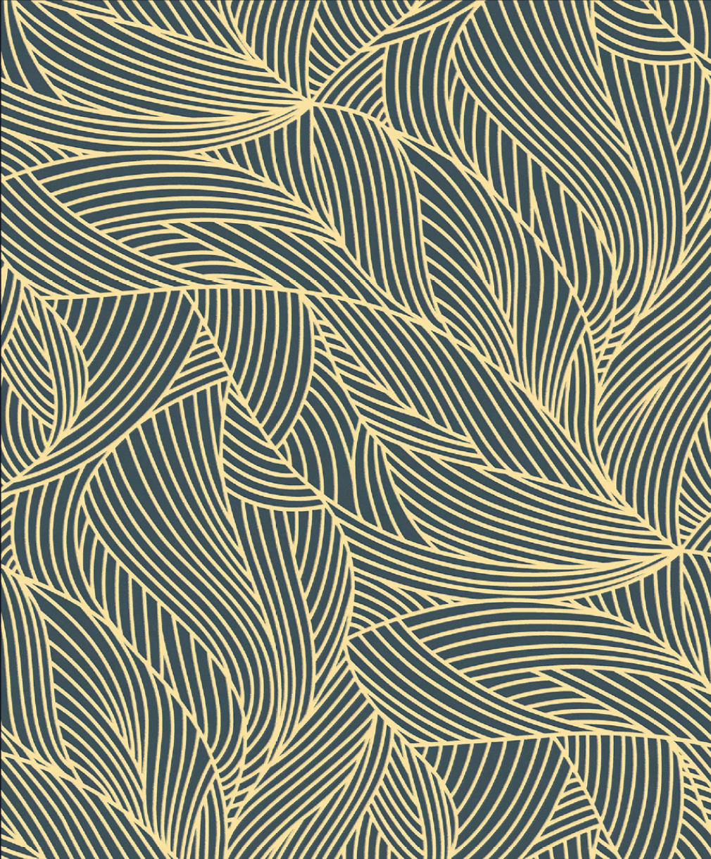 Geometric Leaf Pattern