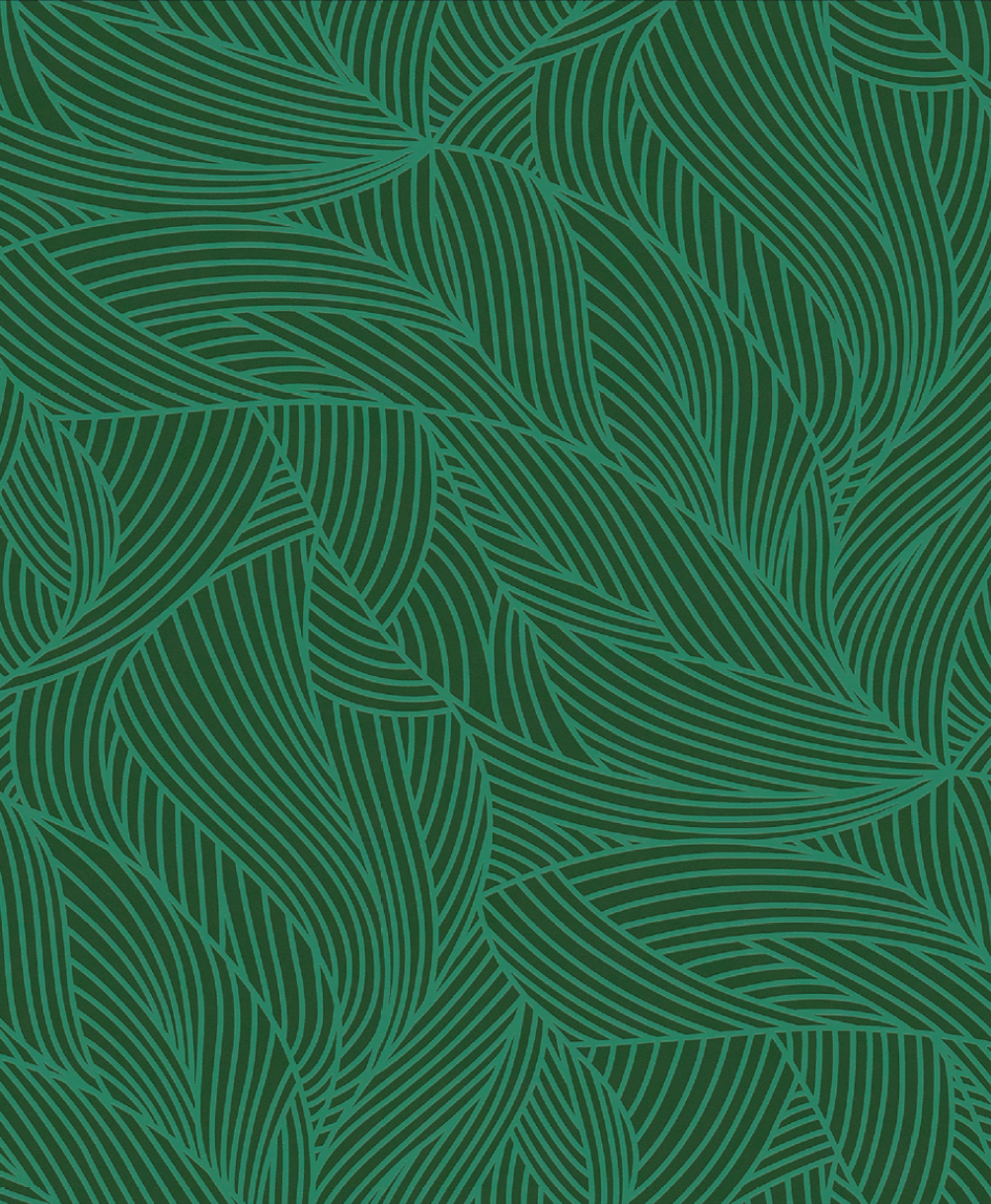 Geometric Leaf Pattern