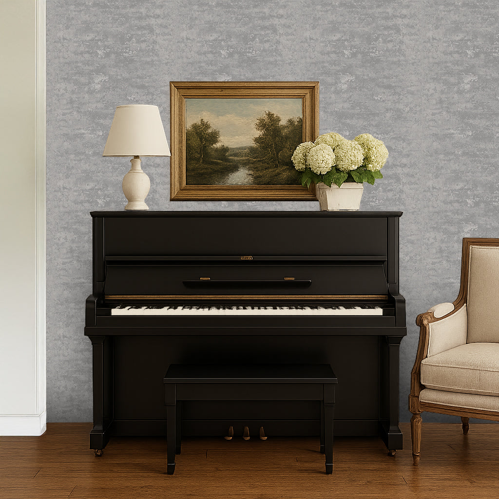 Concrete Wash Silver Gold Undertone Design