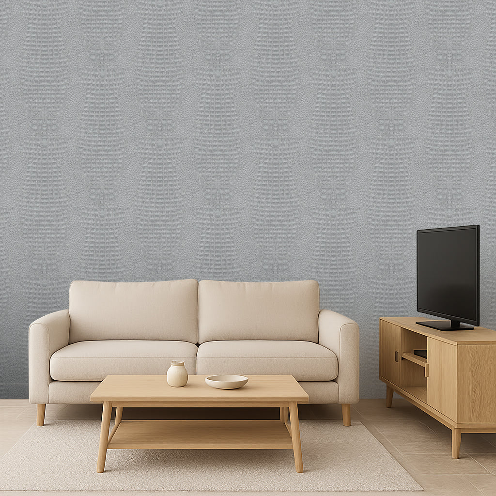 Exotic Crocodile Skin Textured Wallpaper