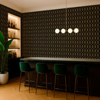 Vertical Wave Geometric Pattern